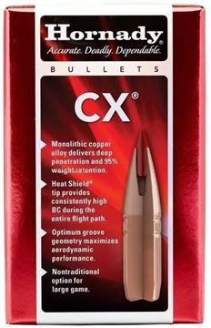 Picture of Hornady Rifle Bullets, CX - 270 Cal/6.8mm (.277"), 100Gr, CX, 50ct Box