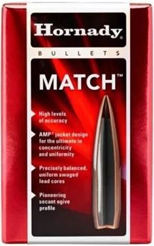 Picture of Hornady Rifle Bullets, HP/BTHP Match - 30 Caliber (.308"), 178Gr, BTHP Match, 100ct Box