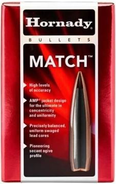 Picture of Hornady 30715 Match Rifle Bullets 30Cal .308 178 Gr BTHP