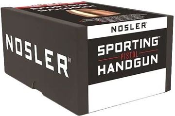 Picture of Nosler 43123 Handgun Bullets 9mm 124 Gr JHP 250 Ct. Box