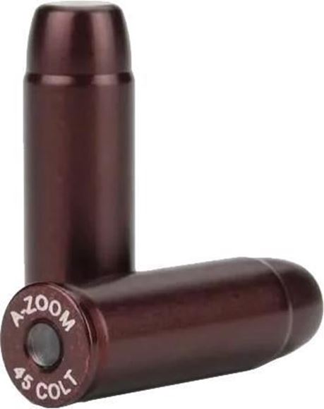 A-Zoom Precision Metal Snap Caps, Revolver - 45 Colt, 6/Pack