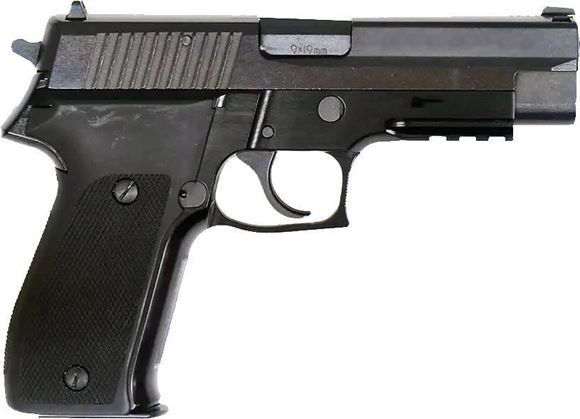 Picture of Norinco NP-22 P-226 Type DA/SA Semi-Auto Pistol - 9x19mm, 4.4", Chrome-Lined, Blued, Black Wrap-Around Grip, 2x10rds, Fixed 3-Dot Sights, Decocking Lever