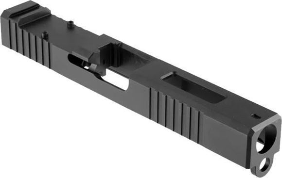 Picture of Custom Glock Slide - Stainless Steel Slide w/Front Cut RMR, Black Nitride Finish, Fits Glock 17 Gen 3