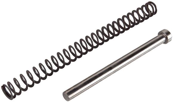 Picture of Glock Store, Glock Parts - Pure Tungsten Guide Rod, Uncaptured, G17/34 Gen 5, 13lb Spring, Silver
