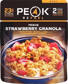 Picture of Peak Refuel Freeze Dried Meals - Strawberries & Granola With Milk