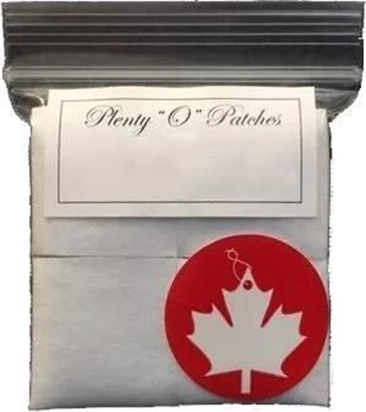 Picture of Plenty "O" Patches Cotton Patches - .25 Cal / 6.5mm / .270 Cal R, Square 1-3/8", 100pcs