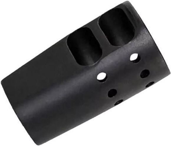 Picture of Trinity Force Corp AR15 Parts - CQ Muzzle Brake, Stainless Steel, 223/5.56, 1/2-28 TPI, Chrome