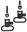 Picture of Uncle Mike's Swivels, Standard Swivels - Wood Screw Type Swivels For Bolt Action (QD 115 RGS), 1", Blued