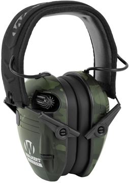 Picture of Walkers Hearing Protection - Razor Slim Electronic Ear Muffs, NRR23dB, Low Profile, HD Sound, 2xAAA, Grey Multicam Camo