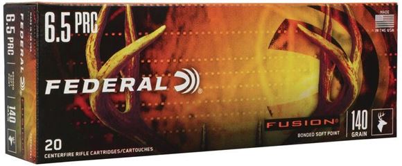 Picture of Federal Fusion Rifle Ammo - 6.5 PRC, 140Gr, Fusion, 20rds Box