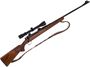 Picture of Used Winchester Model 70 Pre 64 Bolt Action, 30-06 Sprg, 24'' Barrel, Glass Bedded Walnut Stock, (1948 Production) Tasco 3-9x40 Scope, Some Bluing Wear on Barrel, Leather Sling, Good Condition