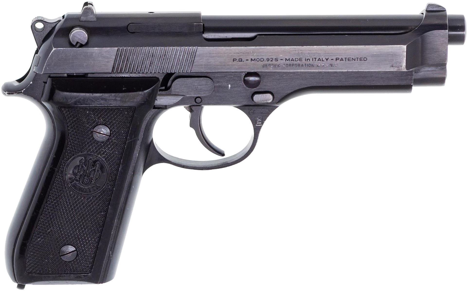 Used Beretta 92 S Semi Auto Pistol, 9mm Luger, 2 x 10rd, Good Condition
