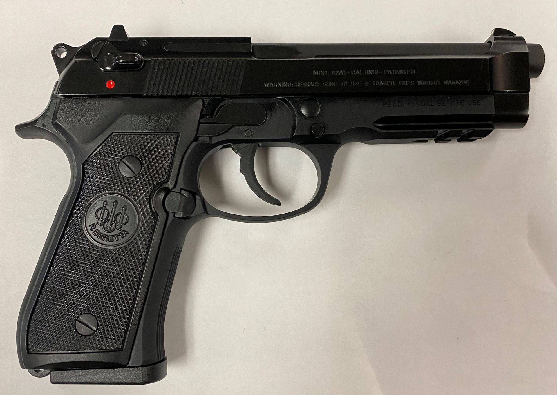 Used Beretta 92A1 9mm Pistol 3x Mags, Original Box. Very Good