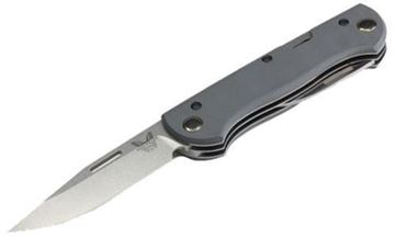 Picture of Benchmade Knife Company, Knives - Weekender, Slip joint Folding Mechanism, 2.97" / 1.97" S30V Blade, Cool Gray G10 Handle, Drop-Point, Plain Edge, Folding Bottle Opener, Lanyard Hole,  Weight: 2.28oz (64.64g)