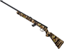 Picture of Savage 26800 Mark II Camo Bolt Action Rifle 22 LR, RH, 21 in Satin Blued, Syn Stk, 10+1 Rnd, Accu-Trigger