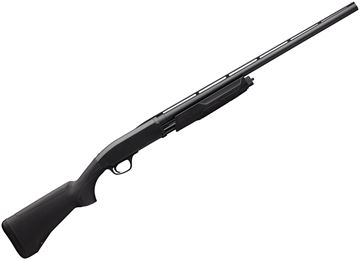 Picture of Browning BPS Field Composite Pump Action Shotgun - 12Ga, 3", 28", Satin Blued, Matte Black Synthetic, 4rds, Invector-Plus Flush (F,M,IC)