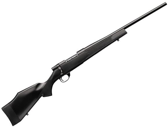 Picture of Weatherby Vanguard Synthetic Compact Bolt Action Rifle - 308 Win, 20", Cold Hammer Forged, Blued, Injection Molded Composite Stock w/ Removable Spacer, 5rds, Two-Stage Trigger
