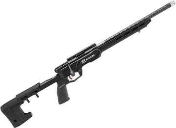 Picture of Savage Arms B22 Precision Lite FVNS-SR Bolt-Action Rifle - 22 WMR, 18", Carbon Fibre Barrel, MDT Aluminum Chassis, Black, 10rds, Adjustable Accu-Trigger, 20 MOA Rail