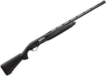 Picture of Browning Maxus II Stalker Semi-Auto Shotgun -12Ga, 3-1/2", 28", Lightweight Profile, Vented Rib, Black Anodized Alloy Receiver, Black Composite Stock w/Rubber Overmold, 4rds, Fiber Optic Front &  Ivory Mid-Bead, Invector Plus (F,M,IC)