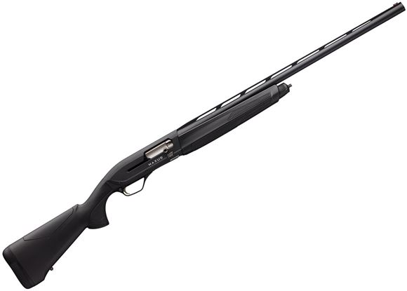 Picture of Browning Maxus II Stalker Semi-Auto Shotgun -12Ga, 3-1/2", 28", Lightweight Profile, Vented Rib, Black Anodized Alloy Receiver, Black Composite Stock w/Rubber Overmold, 4rds, Fiber Optic Front &  Ivory Mid-Bead, Invector Plus (F,M,IC)