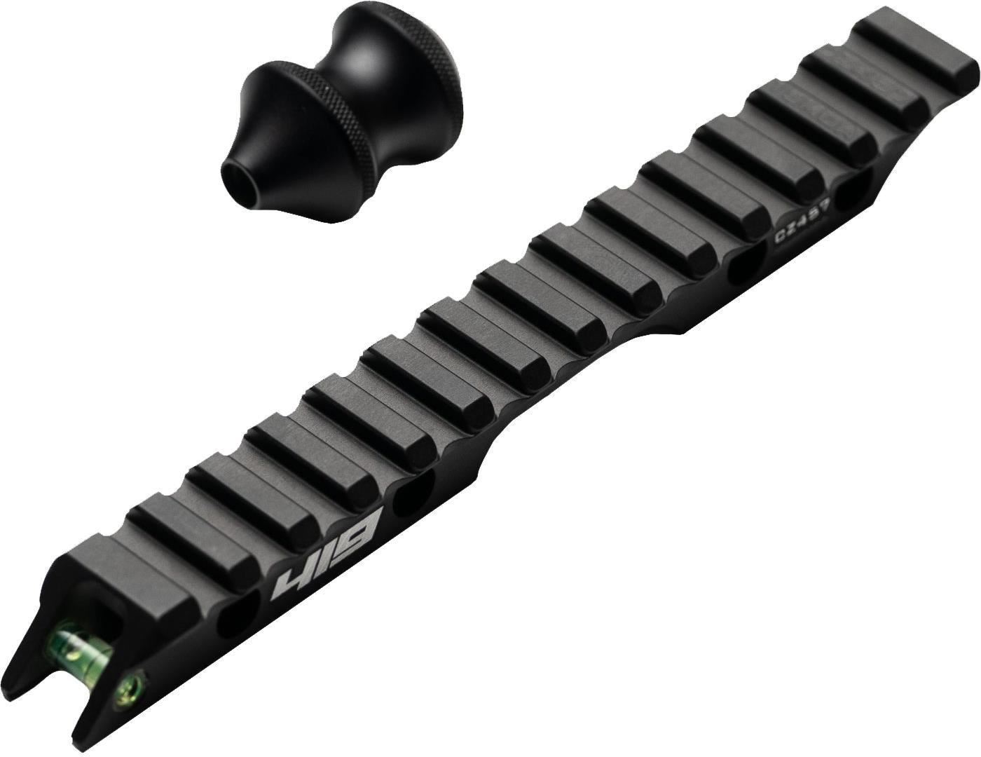 Area 419 Scope Base CZ 457, 30 MOA, T7075 Aluminum, Build In Level