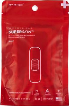 Picture of My Medic  - SuperSkin Bandage 30 Pack, Assorted Colors