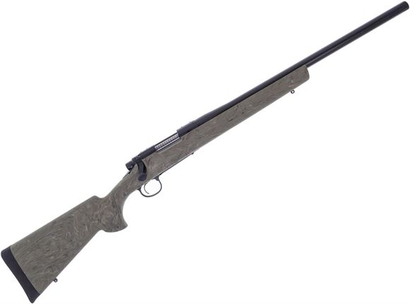 Picture of Remington Model 700 SPS Tactical Bolt Action Rifle - 6.5 Creedmoor, 22", Heavy-Contour Tactical Style, 5/8-24 Threaded, 1:8", Matte Black, Hogue OverMolded Ghille Green Pillar Bedded Stock, 4rds.