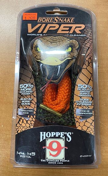 Picture of Hoppe's No.9 BoreSnake Viper Pistol Bore Cleaner - .44 .45 Cal