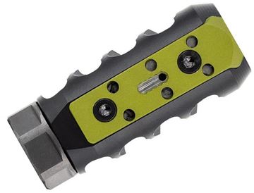 Picture of MDT Muzzle Devices - Comp Muzzle Brake, 6.5MM, 5/8-24 TPI, 4 Baffles w/6 Tuneable Top Venting Ports