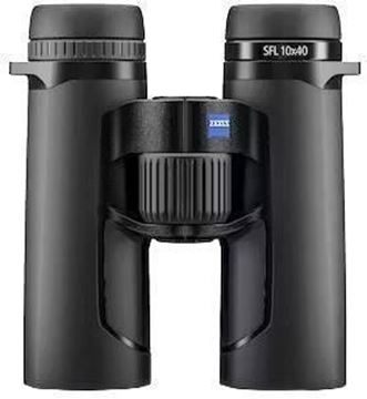 Picture of Zeiss Optics, SFL T* ULTRA-HD Binoculars, 10x40mm, Matte Black, 400 mbar Water Resistance, 90% light transmission