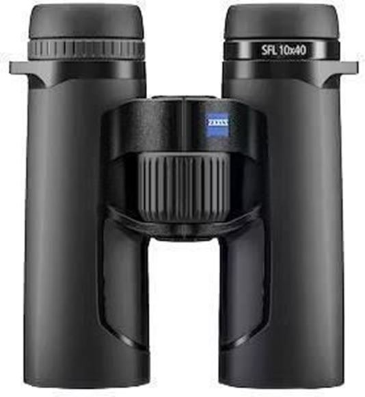 Picture of Zeiss Optics, SFL T* ULTRA-HD, 10x40, Matte Black, 400 mbar Water Resistance, 90% light transmission.