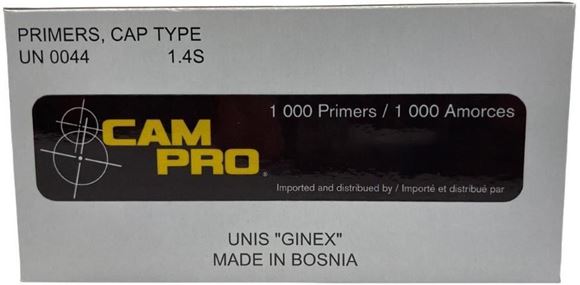 Picture of Cam Pro - Ginex Small Rifle Primers, 1000ct Brick