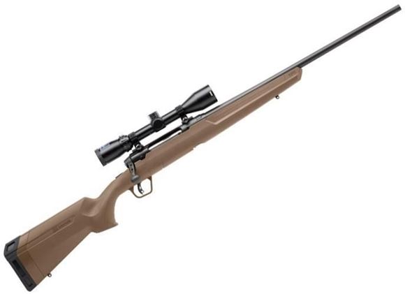 Picture of Savage 57174 Axis II XP, Flat Dark Earth, .308 Winchester, 22 Inch Blued Barrel, Syn Stock, Accu Trigger, 4 Round Mag, Banner 3-9X40