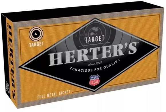 Herter's Target Pistol Ammo - 38 Special, 130Gr, FMJ, 50rds Box