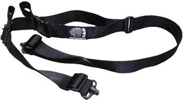 Picture of Short Action Precision - Positional Rifle Sling w/ Flush Cup Swivels (QD), Black