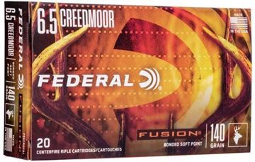 Picture of Fusion F65CRDFS1 Rifle Ammo 6.5 Creed 140 Gr, 20/box
