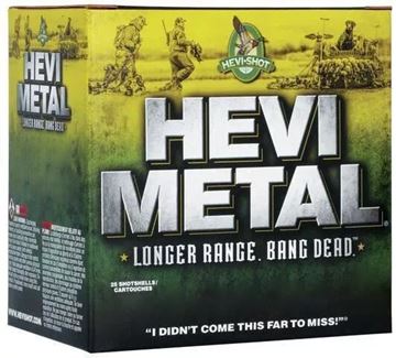 Picture of HEVI-Shot HEVI-Metal Non-Toxic Shotgun Ammo - 12ga, 3", BB, 1-1/4oz, 1500fps, 25rds Box