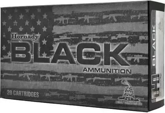 Picture of Hornady Black Rifle Ammo - 223 Rem, 62gr, Full Metal Jacket, 20rds Box