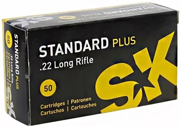Picture of Lapua SK Rimfire Ammo - Standard Plus, 22 LR, 40Gr, Lead Round Nose, 50rds Box, 1050fps, Subsonic