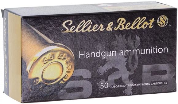 Sellier & Bellot Handgun Ammo - 38 Special, 158gr, LFN, 50rds box