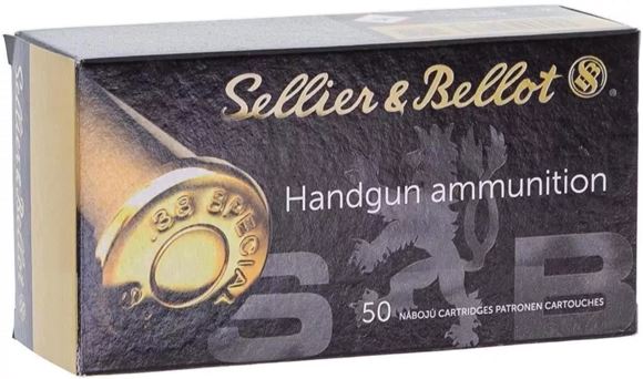 Sellier & Bellot Pistol & Revolver Ammo - 38 Special, 158Gr, FMJ, 50rds Box