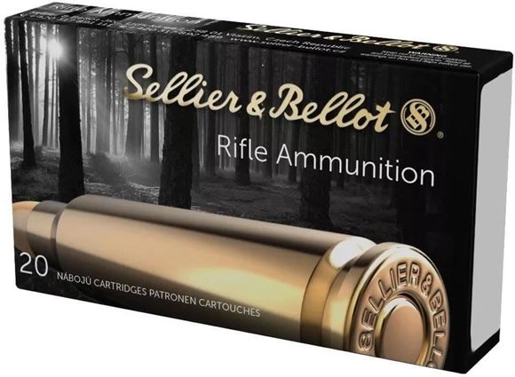 Sellier & Bellot Riflr Ammo - 8x64S, 196Gr, SPCE, 20rds Box