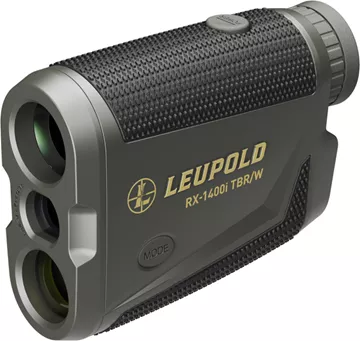 Picture of Leupold Optics - RX-1400i TBR/W Gen2 Laser Rangefinder, 5x, 1400 Yards, CR2, Black/Grey, 3 Reticle Options, Red Display Coloreupold Optics - RX-1400i TBR/W Laser Rangefinder, 5x, 1400 Yards, CR2, Black/Grey, 3 Reticle Options, Red Display Color