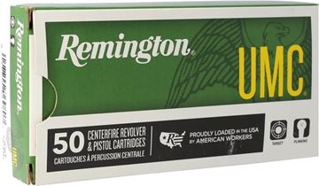 Picture of Remington UMC Pistol & Revolver Handgun Ammo - 9mm Luger, 124Gr, MC, 50rds Box