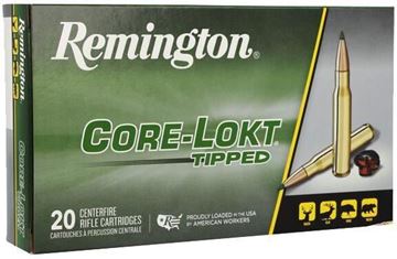 Picture of Remington Core-Lokt Tipped Centerfire Rifle Ammo - 6.5 Creedmoor, 129Gr, Core-Lokt Tipped, 20rds Box