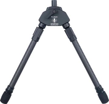 Picture of Spartan Precision Equipment - Javelin ProHunt TAC Bipod, Long Length, 12.2" Ground Clearance, Rubber & Tungsten Carbide Feet, Single Leg Lockout, Classic Rifle Adapter Kit Inc., Compatible Spartan 12mm Adapters, Weight: 8.3oz.