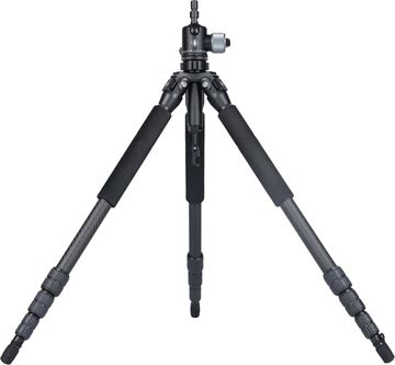 Picture of Spartan Precision Equipment, Ascent Tripod Mountain Gen 2 - Davros Pro Head, 11"- 50" Ground Clearance, Removable Legs Can Be Used As Trekking Poles, Carbon Fibre And 7075-T7351 Aluminium, Weight 3.2lbs,