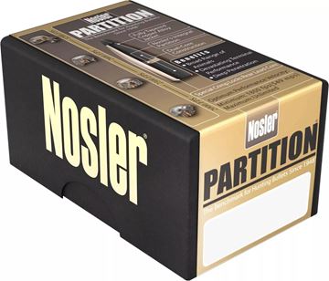 Picture of Nosler Bullets, Partition - 30 Caliber (.308"), 165Gr, Spitzer, 50ct Box