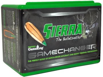 Picture of Sierra Tipped Gameking Rifle Bullets - 270 Caliber (.277"), 140Gr, Gamechanger, 100ct Box