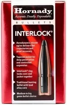 Picture of Hornady Rifle Bullets, InterLock - 7mm Caliber (.284"), 139Gr, InterLock BTSP, 100ct Box